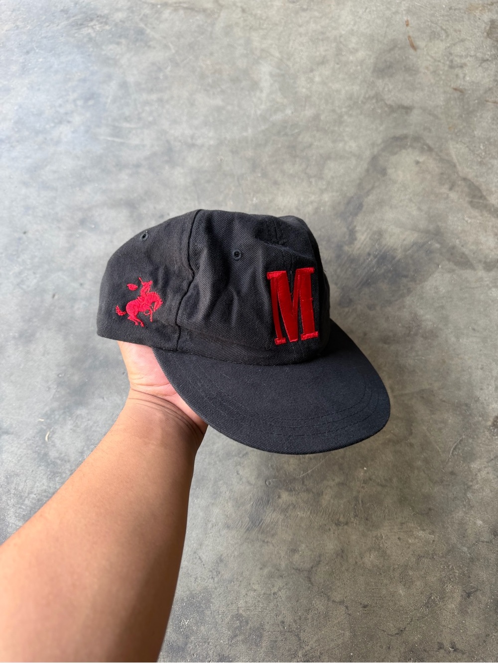 Vintage 90s Marlboro Red Cigarette Adjustable Hat Cap Snapback Marlboro Man